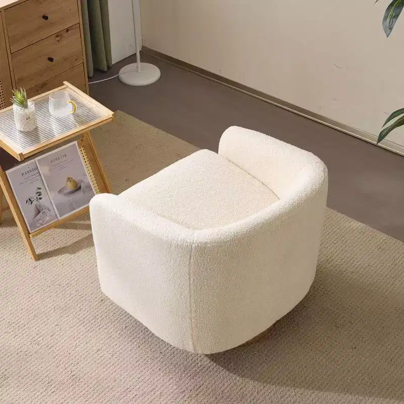 Fauteuil d'appoint pivotant Karl pour salon
