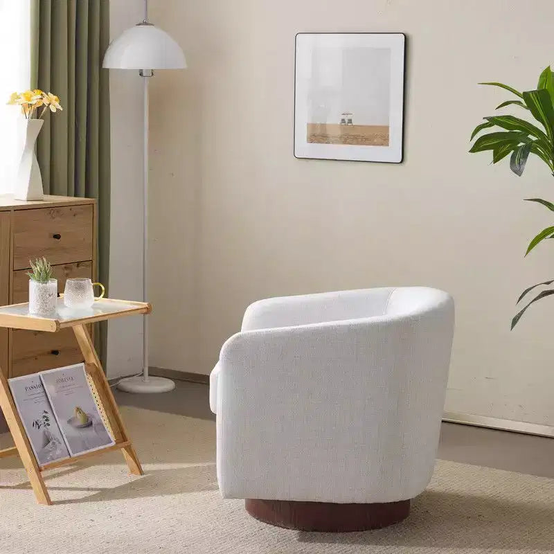 Fauteuil d'appoint pivotant Karl pour salon