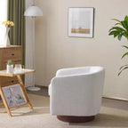 Fauteuil d'appoint pivotant Karl pour salon