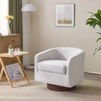 Fauteuil d'appoint pivotant Karl pour salon