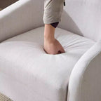 Fauteuil d'appoint pivotant Karl pour salon