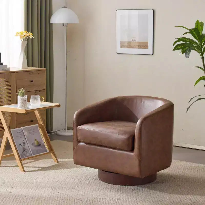Fauteuil d'appoint pivotant Karl pour salon
