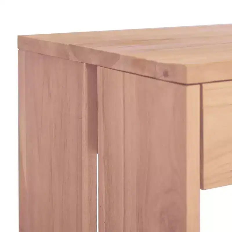 vidaXL Console 110x35x75 cm Bois de teck massif