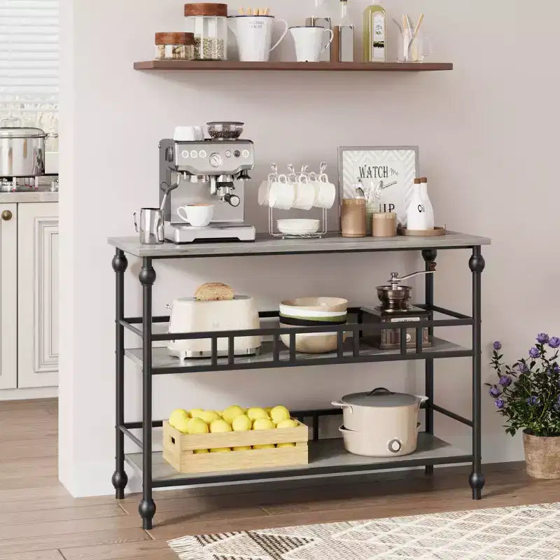 Console, table d'entrée troisième étage, table canapé étroite avec étagère, couloir, salon, petite table canapé