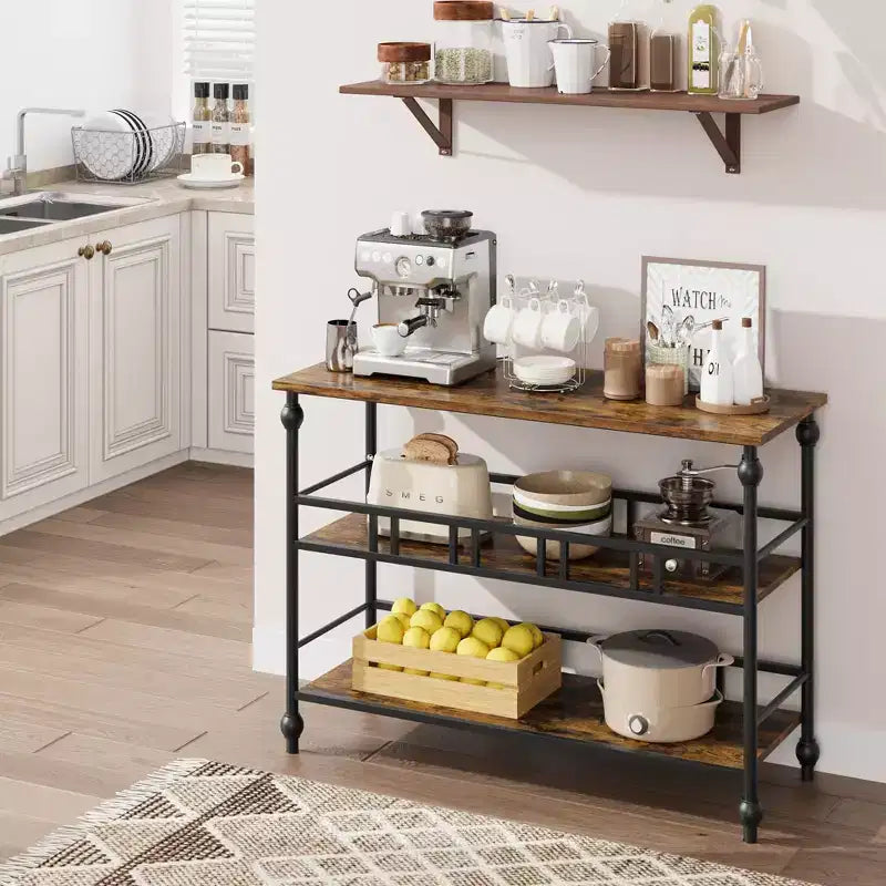 Console, table d'entrée troisième étage, table canapé étroite avec étagère, couloir, salon, petite table canapé