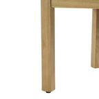Christopher Knight Home Keera, fauteuils modernes en lin et bois d'hévéa (lot de 4)