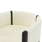 Christopher Knight Home Keera, fauteuils modernes en lin et bois d'hévéa (lot de 4)