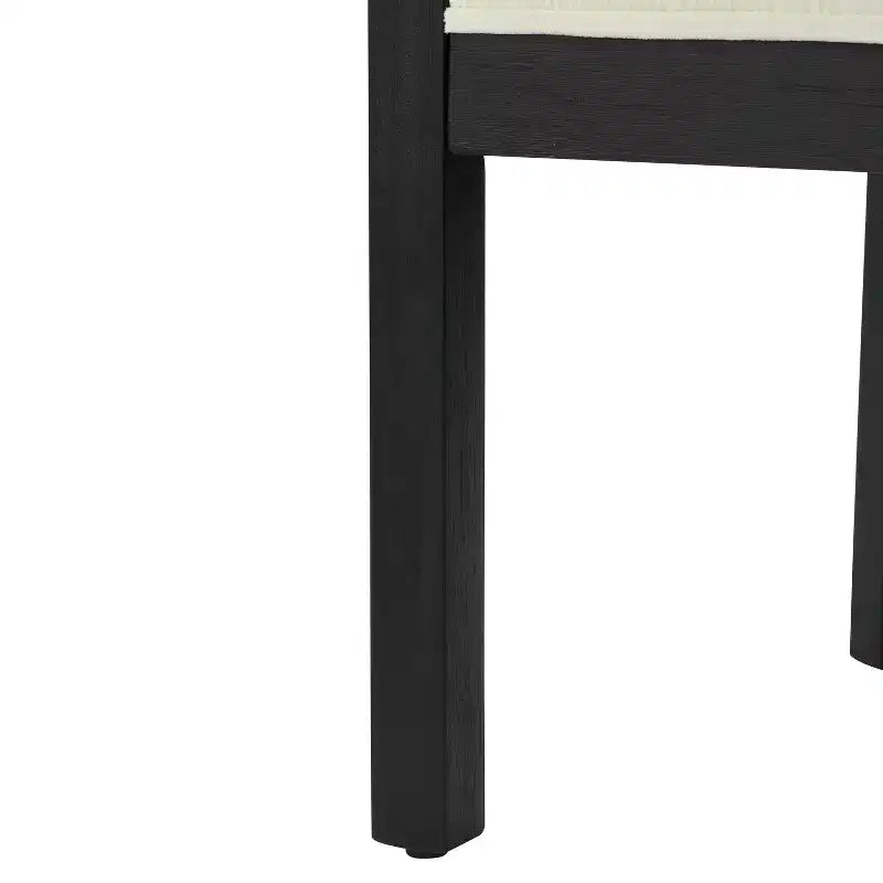 Christopher Knight Home Keera, fauteuils modernes en lin et bois d'hévéa (lot de 4)