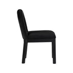 Meridian Furniture, Chaise de salle à manger en velours Conrad