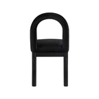Meridian Furniture, Chaise de salle à manger en velours Conrad