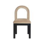 Meridian Furniture, Chaise de salle à manger en velours Conrad