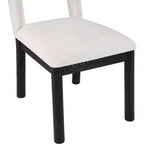 Meridian Furniture, Chaise de salle à manger en velours Conrad
