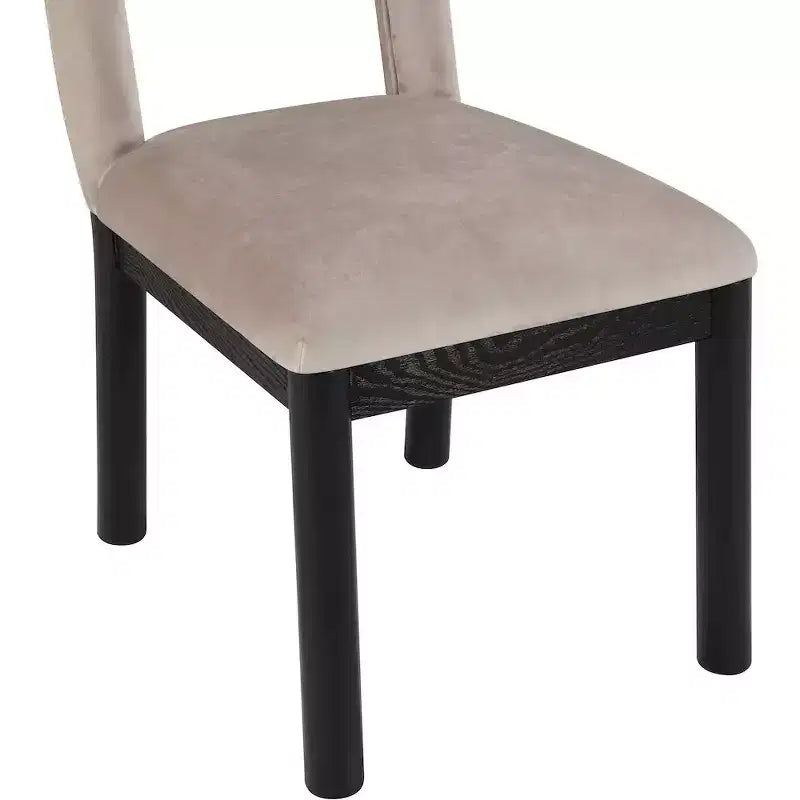 Meridian Furniture, Chaise de salle à manger en velours Conrad