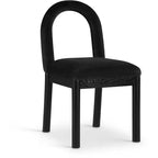 Meridian Furniture, Chaise de salle à manger en velours Conrad