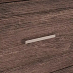 Famapy Grande table de chevet vintage en bois à 3 tiroirs