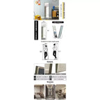 MAYEERTY Meuble de salle de bain avec vasque Armoire de rangement indépendante Ensemble lavabo Sans miroir ni robinet