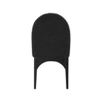 Meridian Furniture, Chaise de salle à manger Waldorf en tissu bouclé