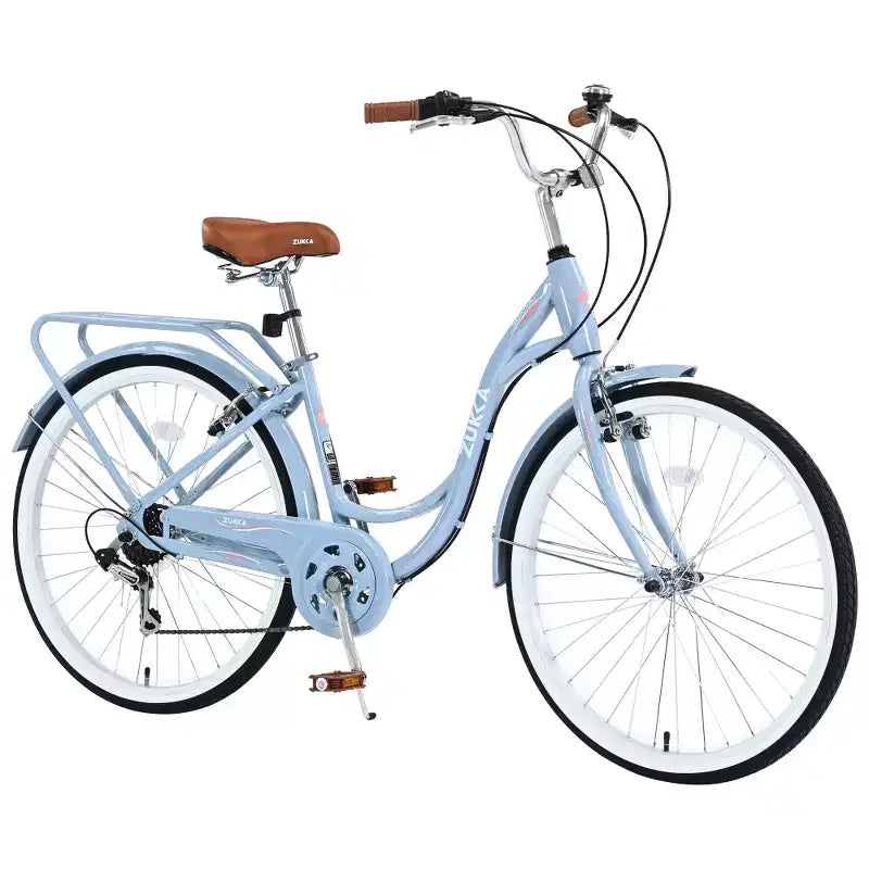 Vélo de ville femme Zeus & Ruta 24 pouces, 7 vitesses, cadre acier