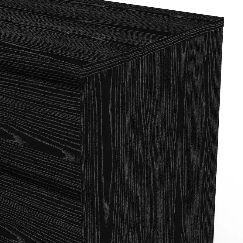 Tvilum, Commode double à 6 tiroirs Scottsdale, grain de bois noir