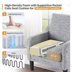 Karl Home | Fauteuil simple de 29,9 pouces de large