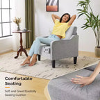 Karl Home | Fauteuil simple de 29,9 pouces de large