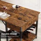 Ensemble de salle à manger pour 4, table de cuisine avec bancs rembourrés, table de salle à manger de cuisine pour petit espace