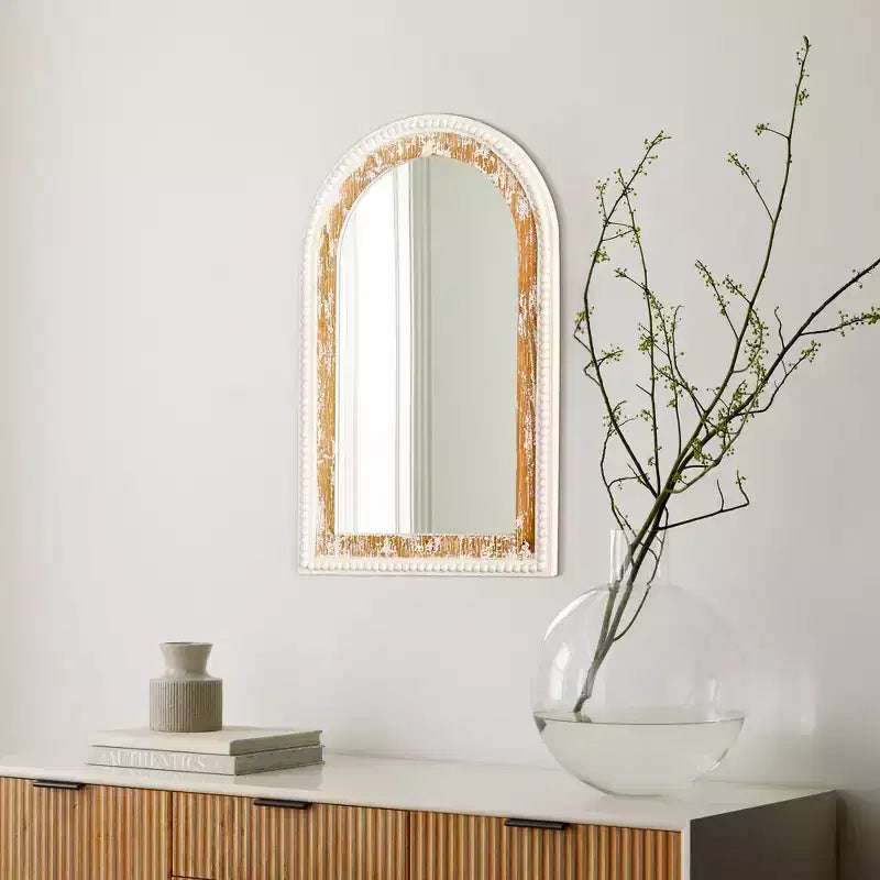 Miroir mural décoratif en arche Maxax en bois