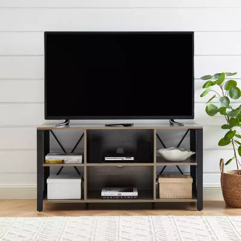 Meuble TV Probe Hues pour téléviseurs jusqu'à 55 pouces avec grand espace de rangement