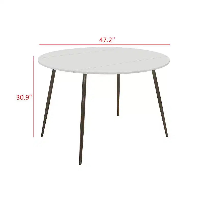 Table de salle à manger ajourée Home Design, gris clair/gris