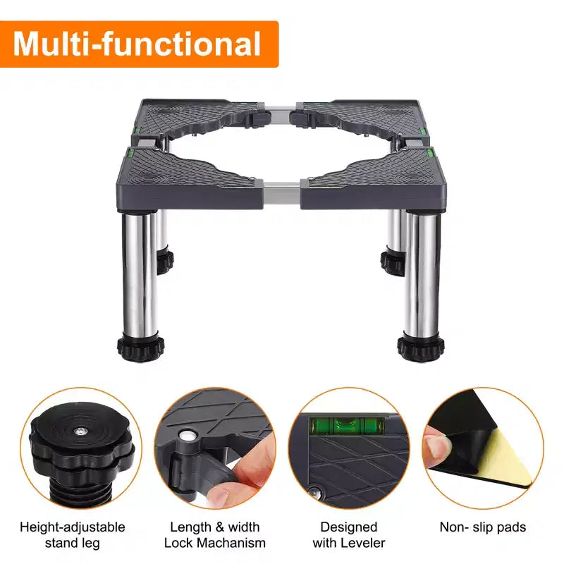 Pieds de réfrigérateur miniatures multifonctionnels réglables Unique Bargains 4 Strong Feet
