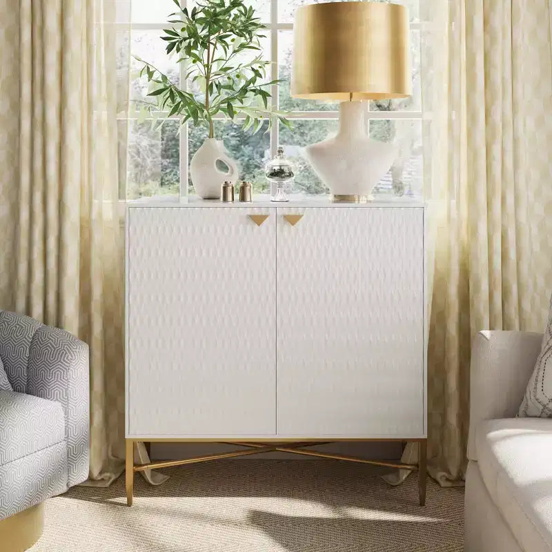 CLIHOME Armoire de rangement utilitaire autoportante 2 portes en MDF de 40 cm (L) x 83,5 cm (H)