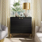 CLIHOME Armoire de rangement utilitaire autoportante 2 portes en MDF de 40 cm (L) x 83,5 cm (H)