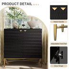 CLIHOME Armoire de rangement utilitaire autoportante 2 portes en MDF de 40 cm (L) x 83,5 cm (H)