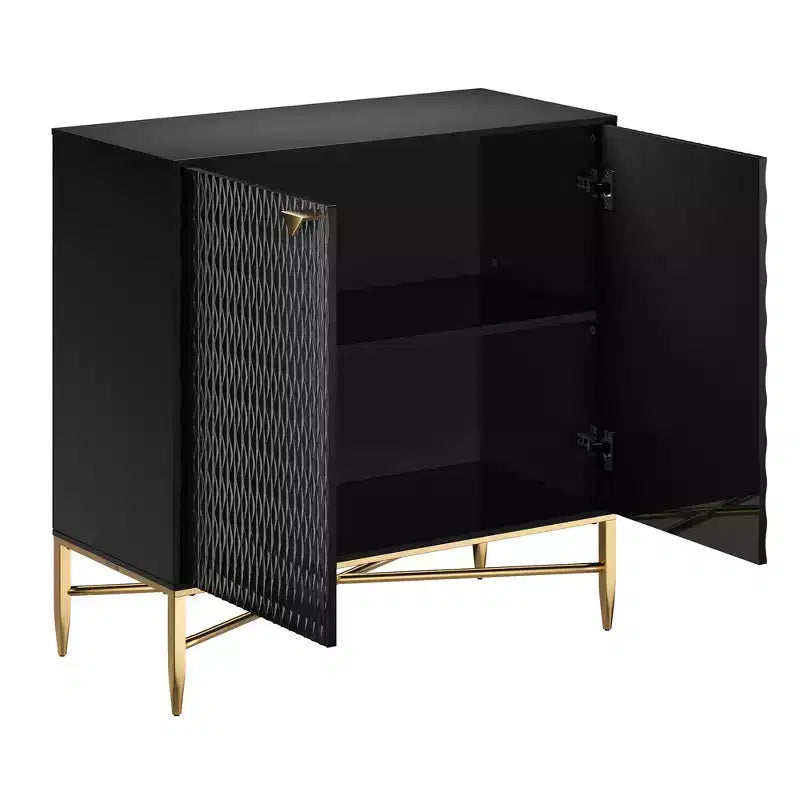 CLIHOME Armoire de rangement utilitaire autoportante 2 portes en MDF de 40 cm (L) x 83,5 cm (H)
