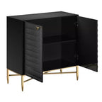 CLIHOME Armoire de rangement utilitaire autoportante 2 portes en MDF de 40 cm (L) x 83,5 cm (H)