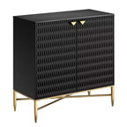 CLIHOME 15.75-in W x 32.87-in H MDF 2 Doors Freestanding Utility Storage Cabinet