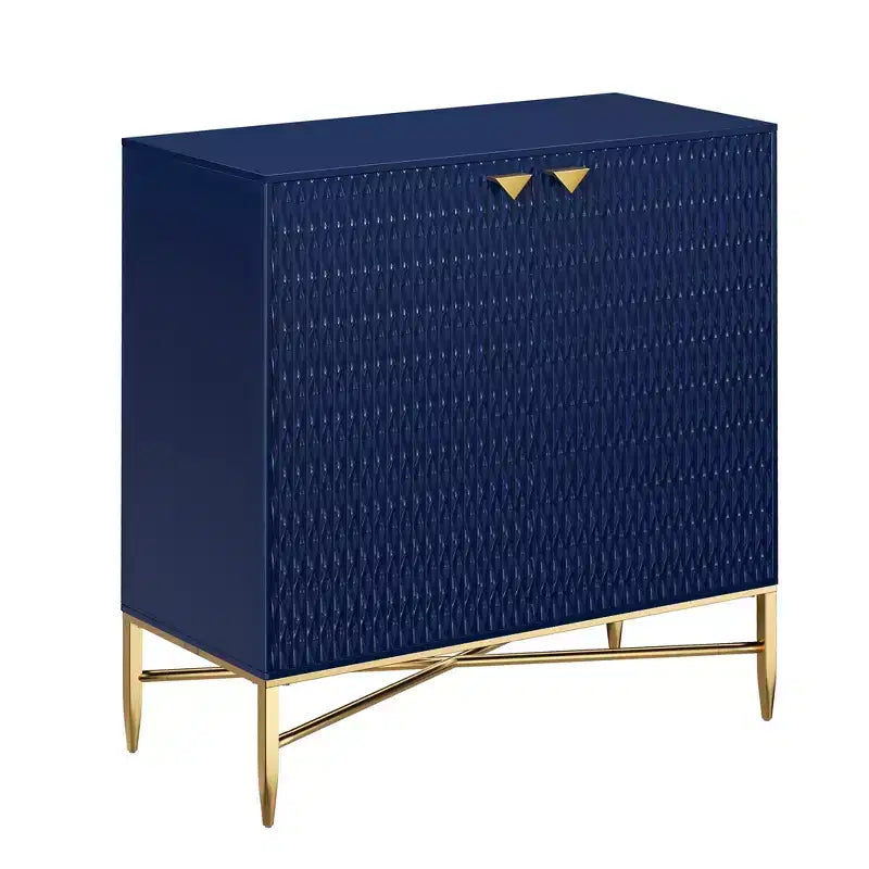 CLIHOME Armoire de rangement utilitaire autoportante 2 portes en MDF de 40 cm (L) x 83,5 cm (H)
