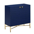 CLIHOME Armoire de rangement utilitaire autoportante 2 portes en MDF de 40 cm (L) x 83,5 cm (H)