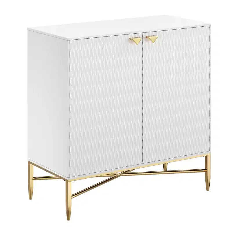CLIHOME Armoire de rangement utilitaire autoportante 2 portes en MDF de 40 cm (L) x 83,5 cm (H)