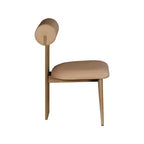 Meridian Furniture, Chaises de salle à manger Dario en cuir vegan, lot de 2