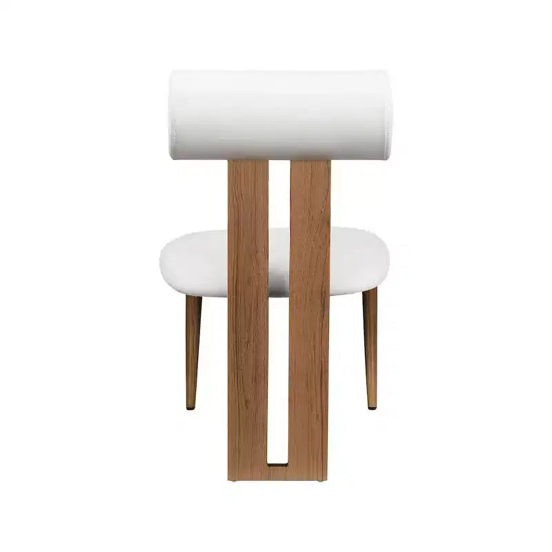 Meridian Furniture, Chaises de salle à manger Dario en cuir vegan, lot de 2