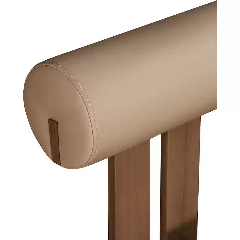 Meridian Furniture, Chaises de salle à manger Dario en cuir vegan, lot de 2