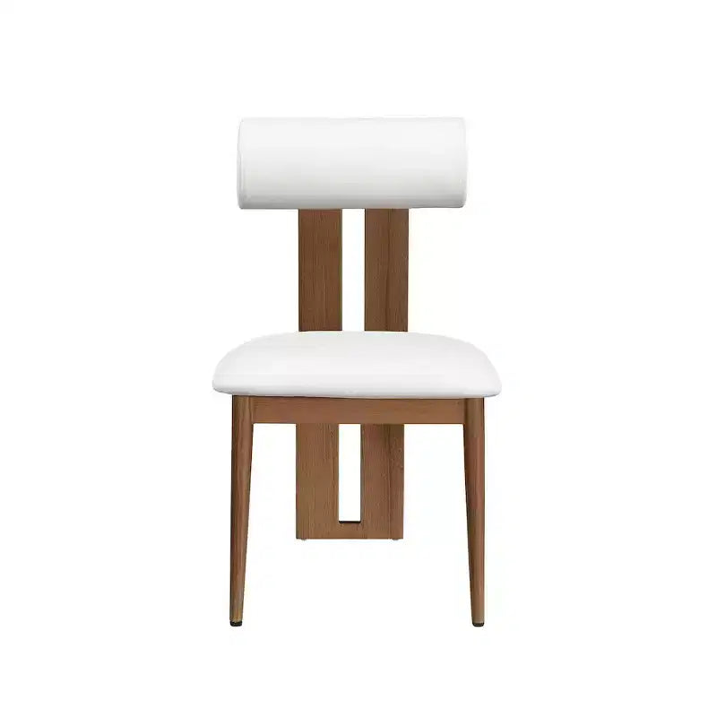 Meridian Furniture, Chaises de salle à manger Dario en cuir vegan, lot de 2