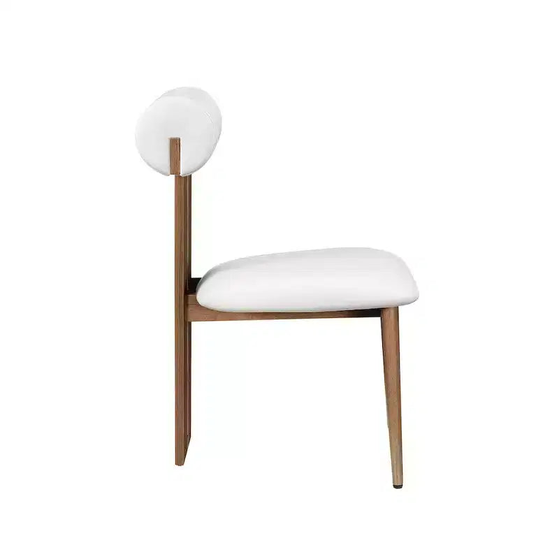 Meridian Furniture, Chaises de salle à manger Dario en cuir vegan, lot de 2