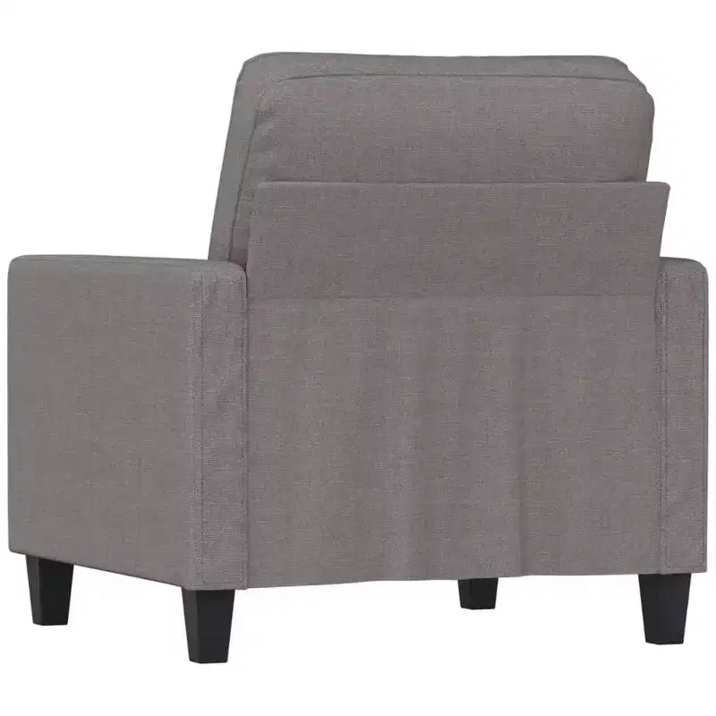vidaXL Fauteuil Gris Clair Tissu 60 cm
