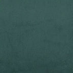 vidaXL Canapé 3 places Velours vert foncé (100 % polyester), métal, textilène