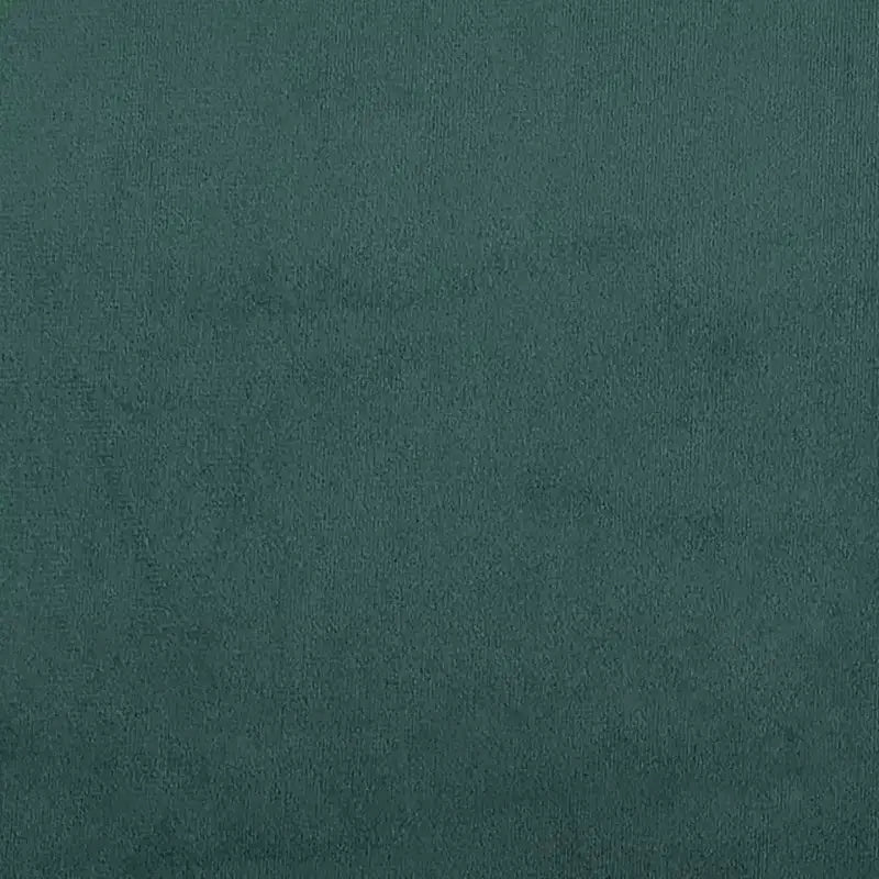 vidaXL Canapé 3 places Velours vert foncé (100 % polyester), métal, textilène