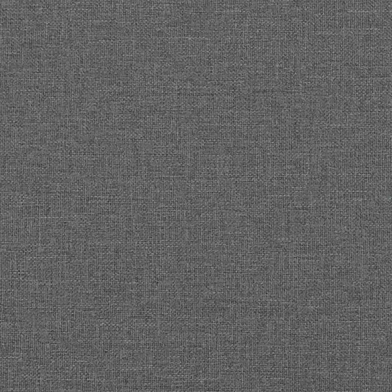 vidaXL Canapé Chesterfield 3 places - Canapé/causeuse en tissu gris foncé avec cadre en bois robuste pour salon/bureau