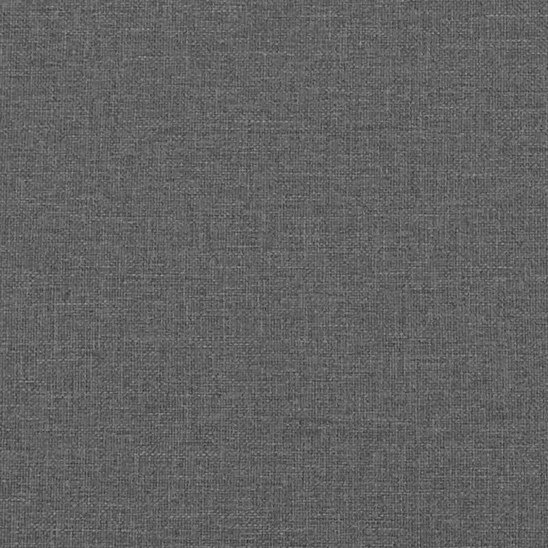 vidaXL Ensemble de canapés Tissu gris foncé (100 % polyester), métal, contreplaqué, textilène