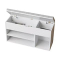 PB Triamine Sponge Cloth Shoe Storage Bench with Storage Cabinet - Durable, Multifunctional, Space-Saving, Comfortable Seating